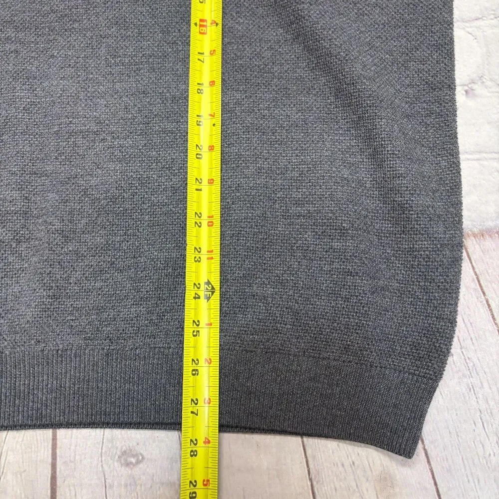 Brooks Brothers Men 100% Merino Wool Sweater Vest XXL 2XL Gray D129 -17